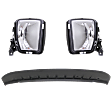 3-Piece Kit Front Valance with Fog Lights, Plastic, Primed, For Models With 2-Piece Bumper Type, Type 4