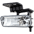3-Piece Kit Front, Lower Valance, Air Deflector, Primed, CAPA Certified, Includes (2) Fog Light and (1) Valance