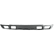 3-Piece Kit Front Valance, Air Deflector, Textured Gray, Includes (2) Fog Light and (1) Valance