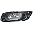 3-Piece Kit Front, Driver and Passenger Side Halogen Fog Light, With bulb(s), Includes (2) Fog Light and (1) Valance