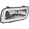 3-Piece Kit Front, Driver and Passenger Side Halogen Fog Light, With bulb(s), Includes (2) Fog Light and (1) Valance
