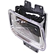3-Piece Kit Front, Driver and Passenger Side Halogen Fog Light, With bulb(s), Includes (2) Fog Light and (1) Valance