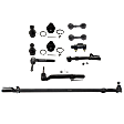 11-Piece Kit Suspension Kit, Includes (3) Tie Rod End, (1) Tie Rod Adjusting Sleeve, (1) Drag Link, (4) Ball Joint and (2) Sway Bar Link