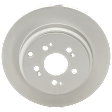 Rear Brake Disc and Pad Kit, G-Coated, Plain Surface