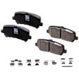 Rear Brake Disc and Pad Kit, G-Coated, Plain Surface