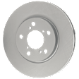 Front Brake Disc and Pad Kit, Plain Surface