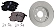 2017 Nissan Sentra - Front Brake Disc and Pad Kit, 1.8L 4Cyl, Includes (2) Brake Disc and (1) Brake Pad Set