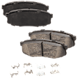 2008 Toyota Sequoia - Rear Brake Disc and Pad Kit, 4.7L 8Cyl, Includes (2) Brake Disc and (1) Brake Pad Set