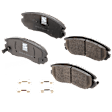 Front Brake Disc and Pad Kit, G-Coated, Plain Surface