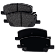 Front Brake Disc and Pad Kit, G-Coated, Plain Surface