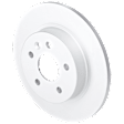Rear Brake Disc and Pad Kit, G-Coated, Plain Surface