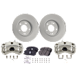 Front Brake Disc and Pad Kit, Plain Surface