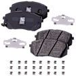 Front Brake Disc and Pad Kit, Plain Surface