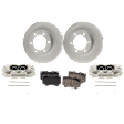 Front Brake Disc and Pad Kit, Plain Surface