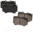 Front Brake Disc and Pad Kit, Plain Surface