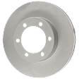 Front Brake Disc and Pad Kit, Plain Surface