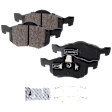 Front Brake Disc and Pad Kit, Plain Surface