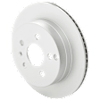 Rear Brake Disc and Pad Kit, G-Coated, Plain Surface