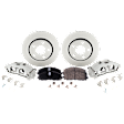 Front Brake Disc and Pad Kit, Plain Surface, FWD