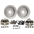 Rear Brake Disc and Pad Kit, Plain Surface