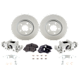 Front Brake Disc and Pad Kit, Plain Surface