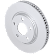 Front Brake Disc and Pad Kit, G-Coated, Plain Surface