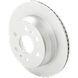 Rear Brake Disc and Pad Kit, G-Coated, Plain Surface
