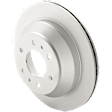 Rear Brake Disc and Pad Kit, Plain Surface