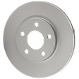 Front Brake Disc and Pad Kit, Plain Surface, FWD