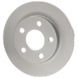 Front and Rear Brake Disc and Pad Kit, G-Coated, Plain Surface, FWD