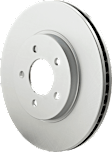 Front Brake Disc and Pad Kit, G-Coated, Plain Surface