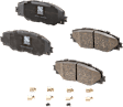 2013 Toyota RAV4 - 2-Wheel Set Front Brake Disc and Pad Kit, Plain Surface, Includes (2) Brake Disc and (1) Brake Pad Set