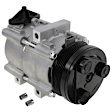 2-Piece Kit A/C Compressor, with Clutch, 6-Groove Pulley, 4.6L Engine, includes A/C Condenser