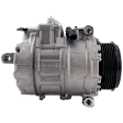2007 Mercedes Benz R350 - 2-Piece Kit A/C Compressor, With Rear Air Conditioning; 6 Groove; Direct Drive Compressor; 7Seu17C, With Clutch, 6-Groove Pulley, 3.5L 6Cyl, Includes (1) A/C Compressor and (1) A/C Condenser