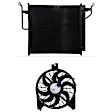 2006 Infiniti QX56 - 2-Piece Kit A/C Condenser, 5.6L 8Cyl, Includes (1) A/C Condenser and (1) A/C Condenser Fan