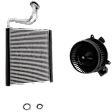2-Piece Kit Blower Motor, includes A/C Evaporator