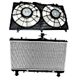 2-Piece Kit Radiator, 3.6L Engine, includes Radiator Fan