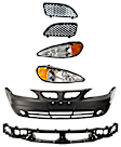 6-Piece Kit Header Panel, SE Model, includes Bumper Cover, Grille, and Headlight