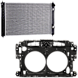 2-Piece Kit Radiator, includes Radiator Support Assembly