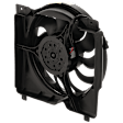 2-Piece Kit Radiator, includes Radiator Fan