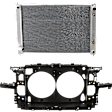 2-Piece Kit Radiator Support Assembly, includes Radiator