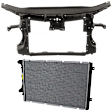 2-Piece Kit Radiator Support Assembly, 2.0L Engine, includes Radiator