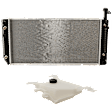 2-Piece Kit Radiator, 4.8L/6.0L Engine, includes Coolant Reservoir