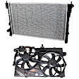 2-Piece Kit Radiator, For Models With Tow Package, includes Radiator Fan