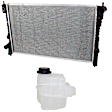 2-Piece Kit Radiator, includes Coolant Reservoir