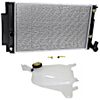 2-Piece Kit Radiator, includes Coolant Reservoir