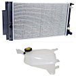 2-Piece Kit Radiator, includes Coolant Reservoir