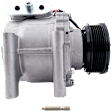 2-Piece Kit A/C Compressor, with Clutch, 6-Groove Pulley, 6 Cyl Engine, includes A/C Condenser