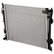 2-Piece Kit Radiator, 2.4L Engine, includes Radiator Fan