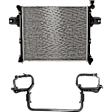 2-Piece Kit Radiator Support Assembly, includes Radiator